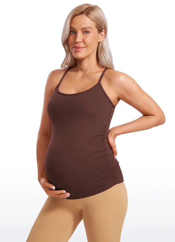 Butterluxe Ruche Sides Y Back Maternity Tank sold by CRZ Yoga