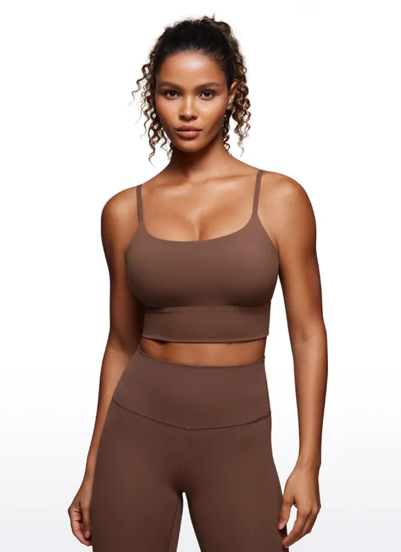 Brushed Nakedfeel Longline Bra Adjustable sold by CRZ Yoga