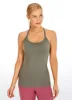 Speedy Seamless Built-in Bra Tank Y-back - Pure Color sold by CRZ Yoga