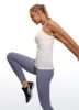Speedy Seamless Built-in Bra Tank Y-back - Pure Color sold by CRZ Yoga