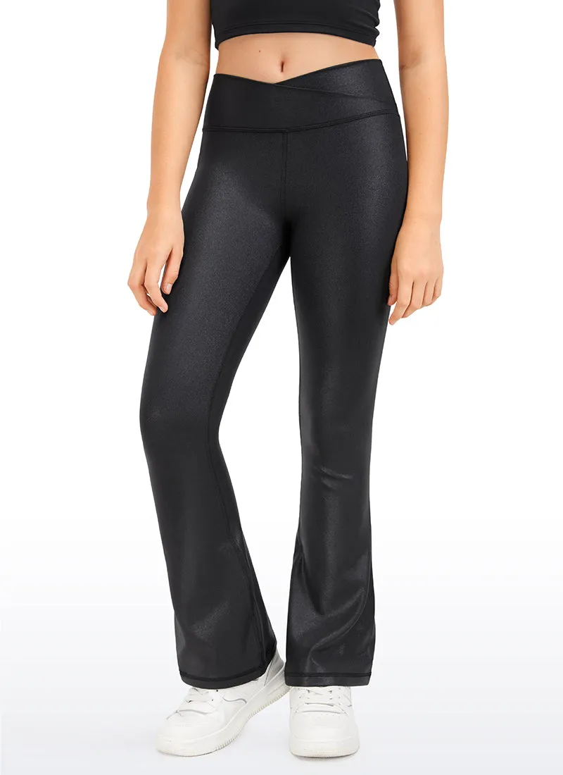Butterluxe Girls Crossover Flare Leggings sold by CRZ Yoga
