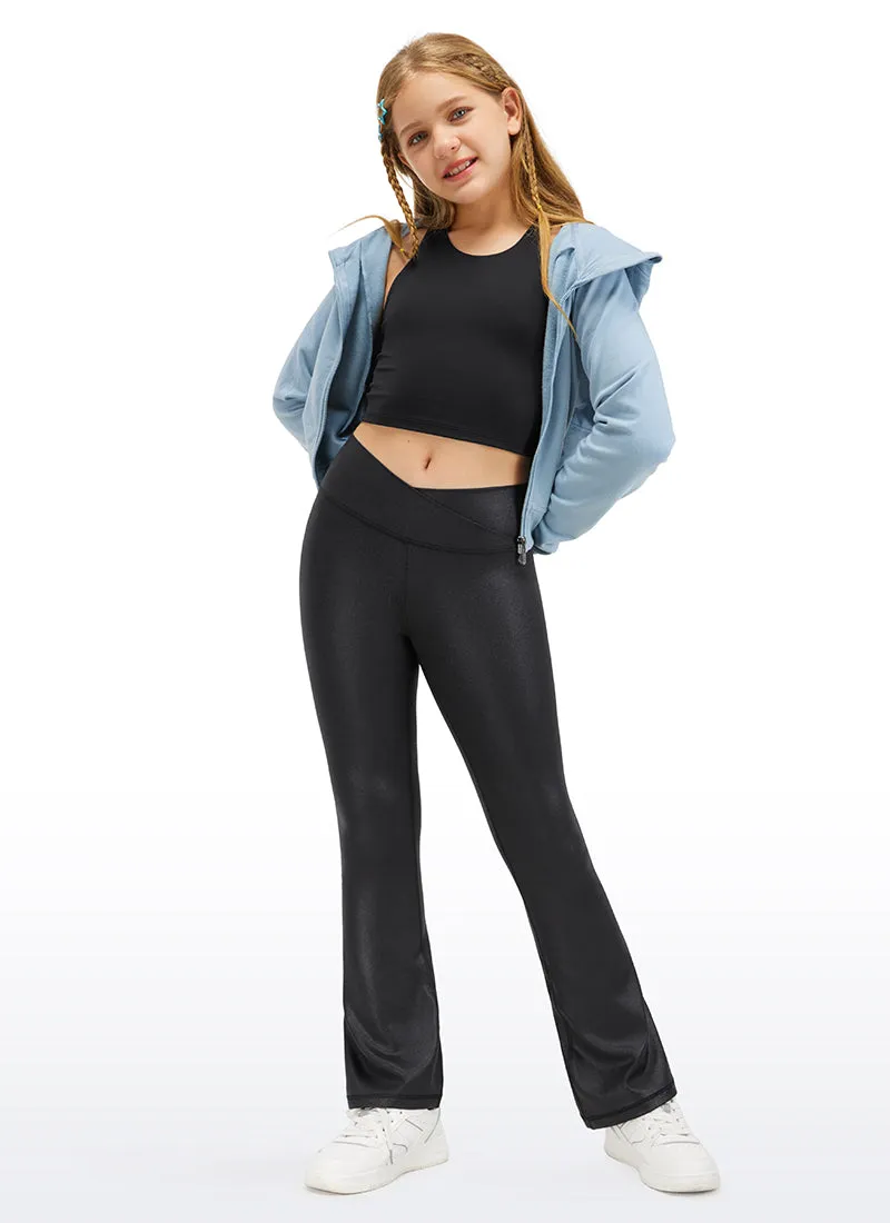 Butterluxe Girls Crossover Flare Leggings sold by CRZ Yoga product image thumbnail 3