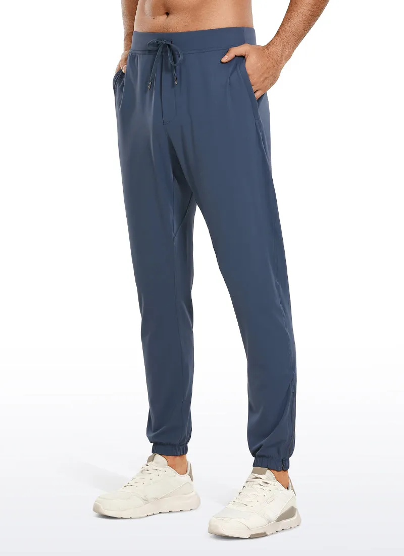 On the Travel Joggers 32''- Ankle Zipper sold by CRZ Yoga