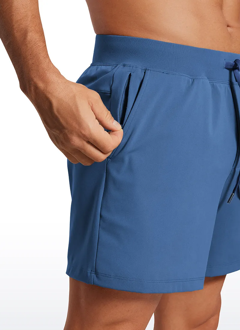On the Travel Linerless Shorts 5'' with Pockets sold by CRZ Yoga product image thumbnail 4
