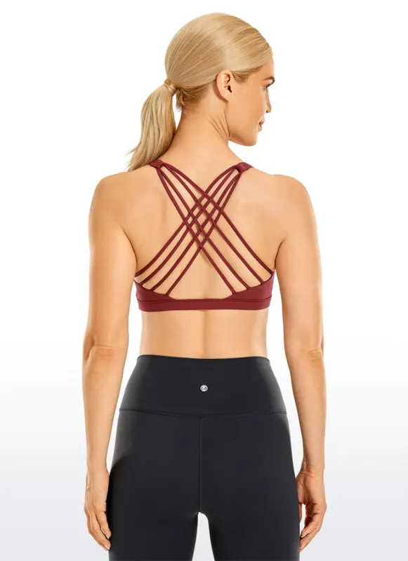 Nakedfeel Strappy Bra Low Cut sold by CRZ Yoga