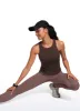 Butterluxe Waist Length Built-in Bra Tanks High Neck sold by CRZ Yoga