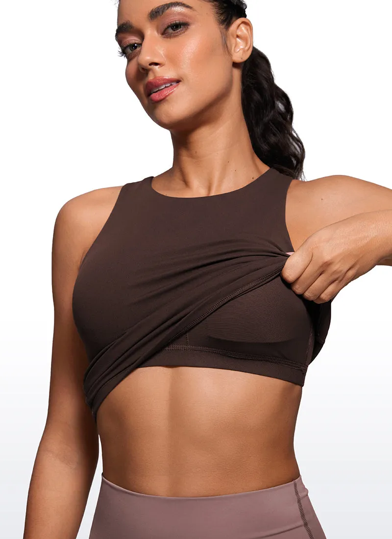 Butterluxe Built in Bra Scoop Neck Tank sold by CRZ Yoga product image thumbnail 4