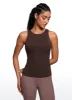 Butterluxe Waist Length Built-in Bra Tanks High Neck sold by CRZ Yoga