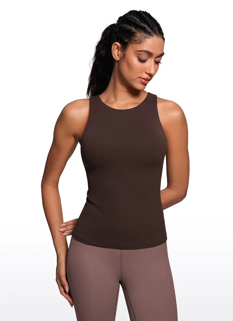 Butterluxe Built in Bra Scoop Neck Tank sold by CRZ Yoga