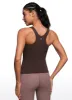 Butterluxe Waist Length Built-in Bra Tanks High Neck sold by CRZ Yoga