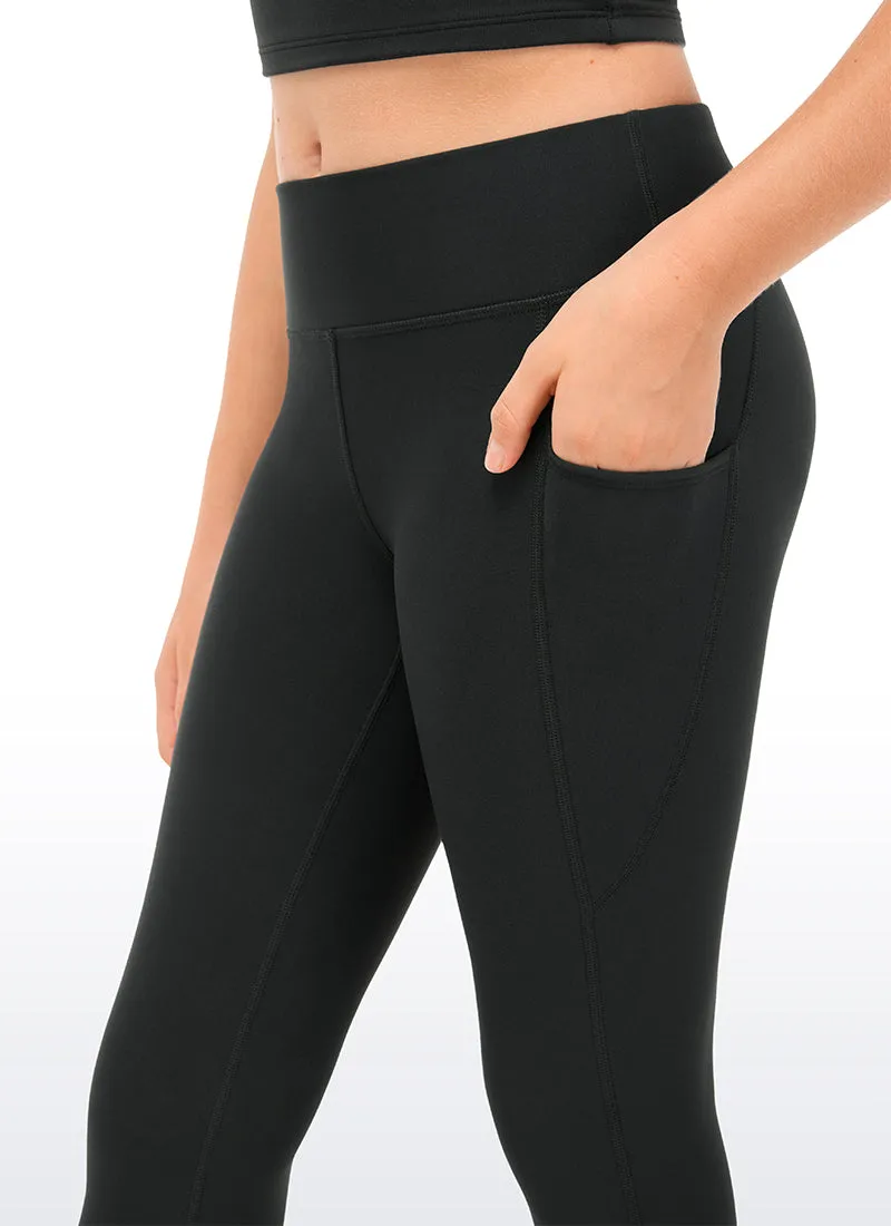 Thermal Fleece Lined Soft Girls Water-Resistant Pocketed Leggings sold by CRZ Yoga product image thumbnail 4