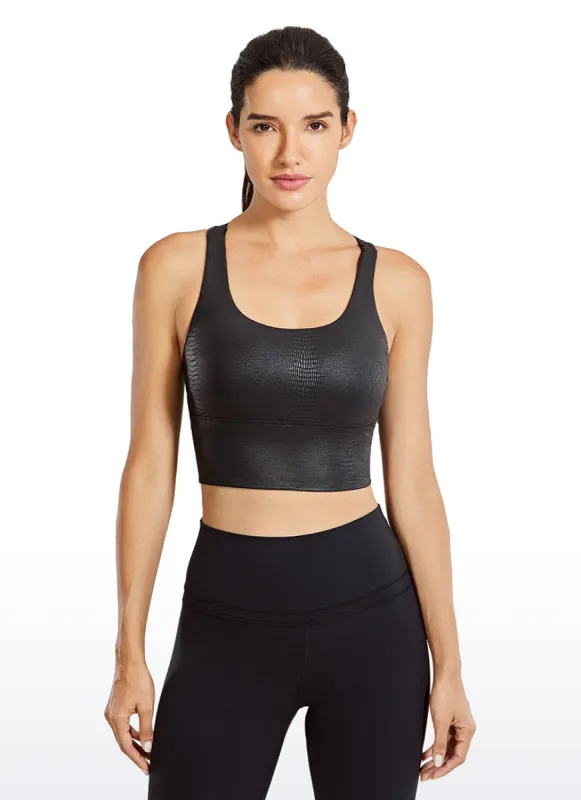 Nakedfeel Longline Bra Strappy Back sold by CRZ Yoga