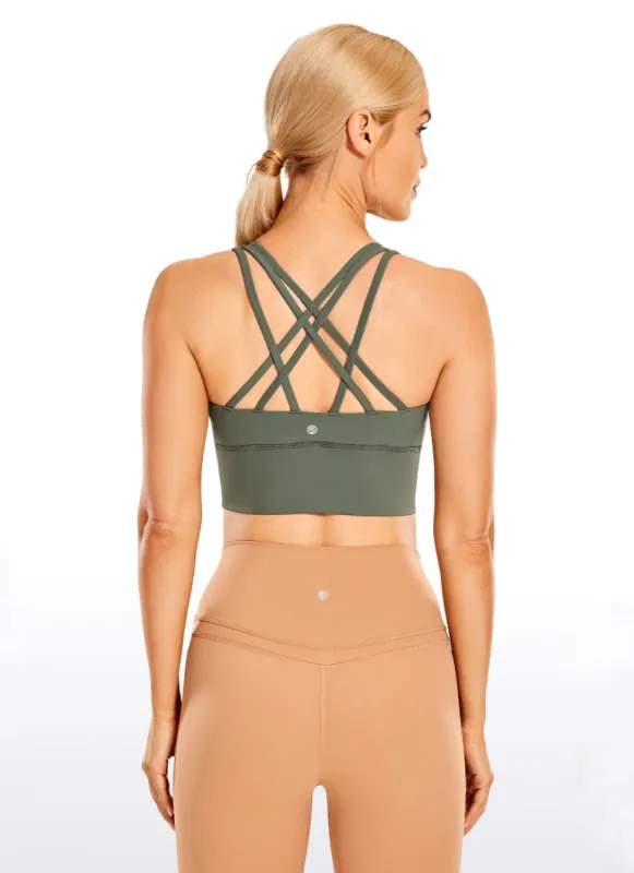 Nakedfeel Longline Bra Strappy Back sold by CRZ Yoga