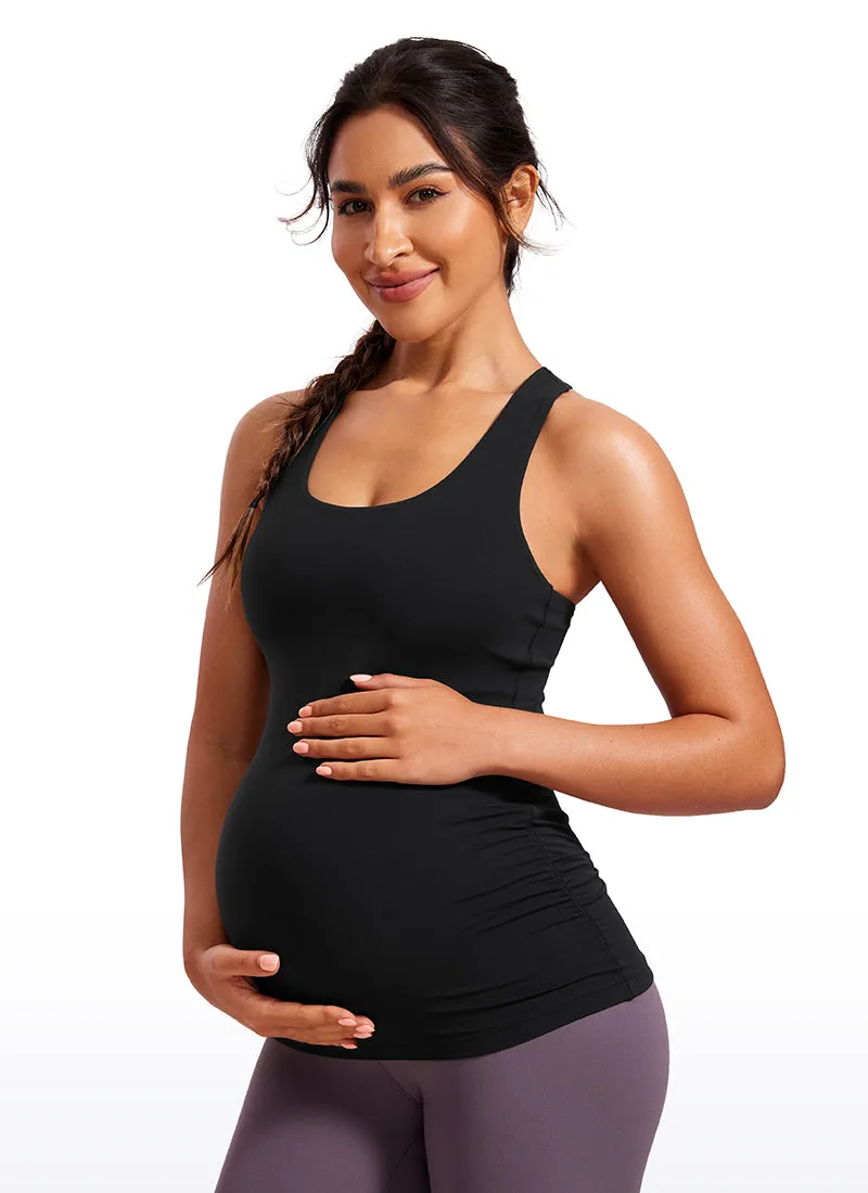Butterluxe Maternity Built in Bra Ruched Tank sold by CRZ Yoga product image thumbnail 5