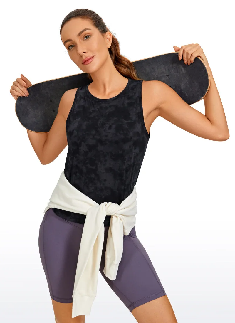 Pima Cotton Crop Tank Round Neck sold by CRZ Yoga product image thumbnail 3