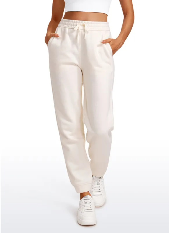 Cotton Fleece Lined High Rise Sweatpants 28'' sold by CRZ Yoga