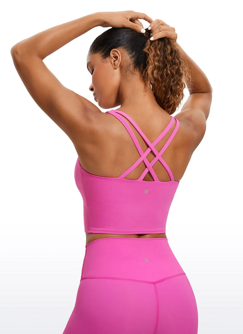 Butterluxe Criss Cross Back Built-in Bra Tanks sold by CRZ Yoga