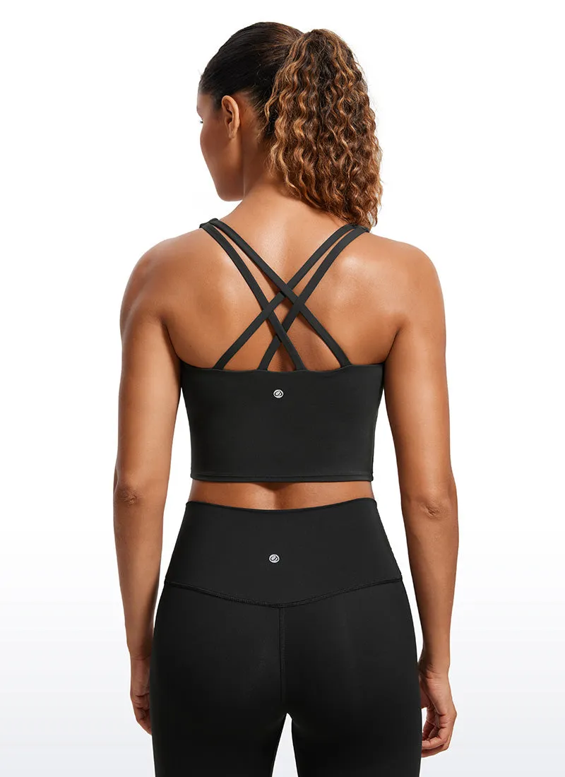 Butterluxe Criss Cross Back Built-in Bra Tanks sold by CRZ Yoga product image thumbnail 5