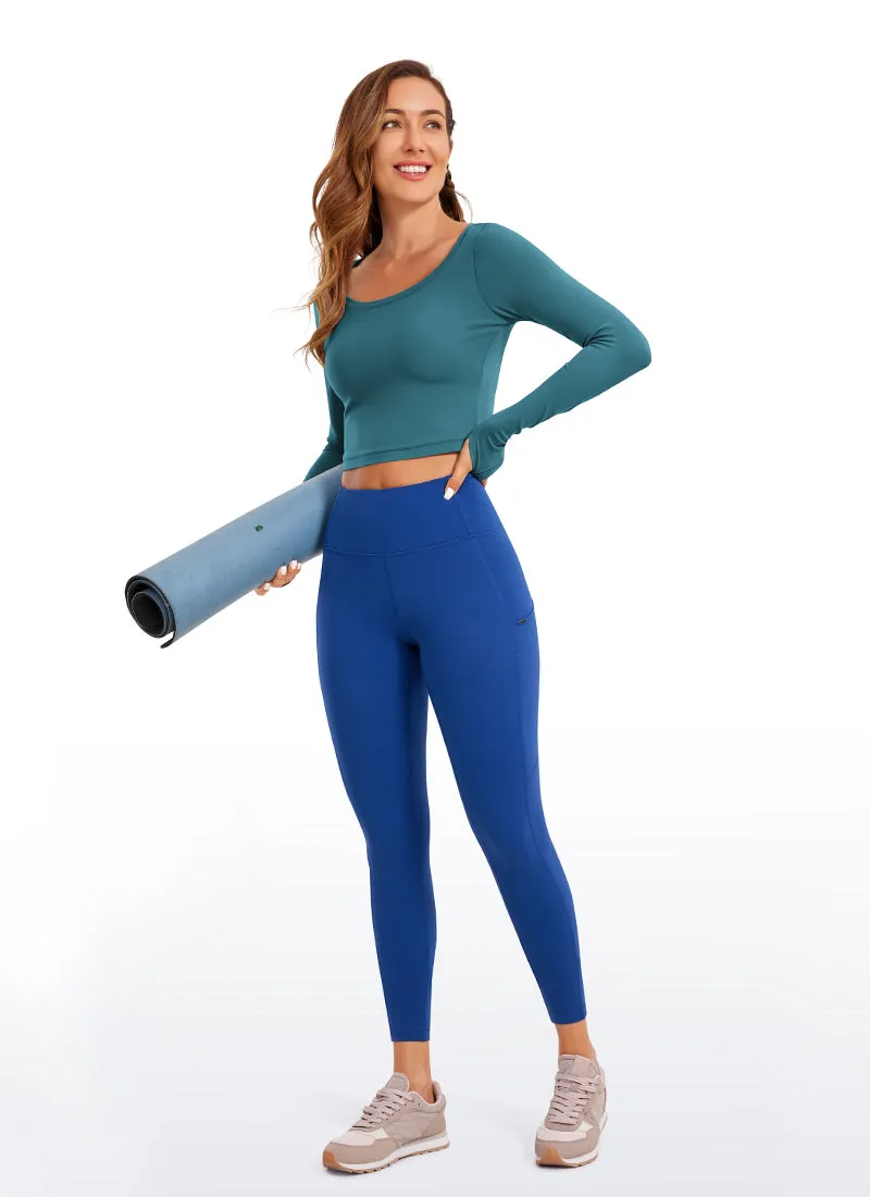 Butterluxe Scoop Neck Cropped Long Sleeve sold by CRZ Yoga product image thumbnail 3
