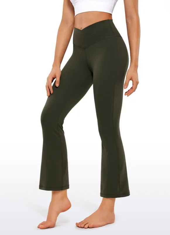 Butterluxe Crossover Flare Leggings 25.6'' - V Cross Waist sold by CRZ Yoga