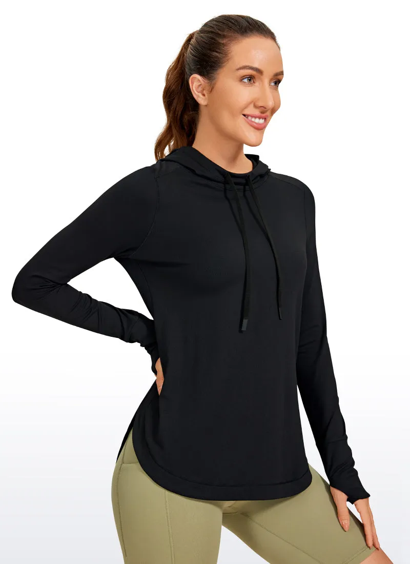 Brushed Feeling Thumbhole Hoodie sold by CRZ Yoga product image thumbnail 5