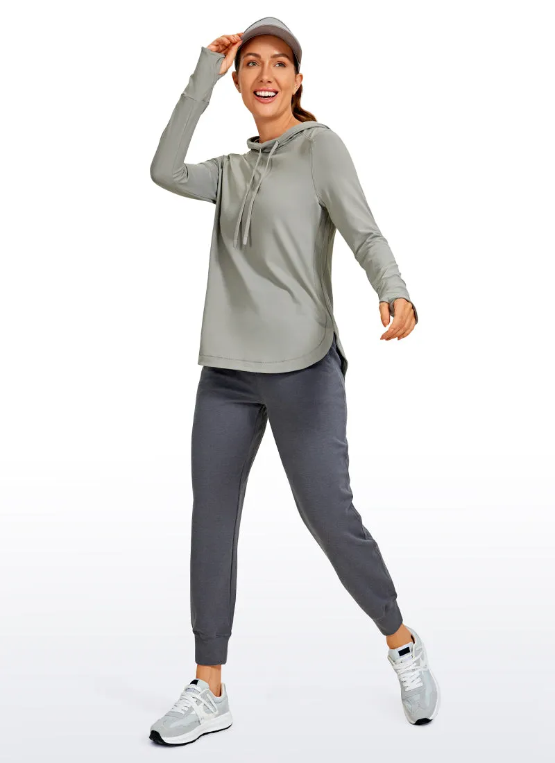 Brushed Feeling Thumbhole Hoodie sold by CRZ Yoga product image thumbnail 3