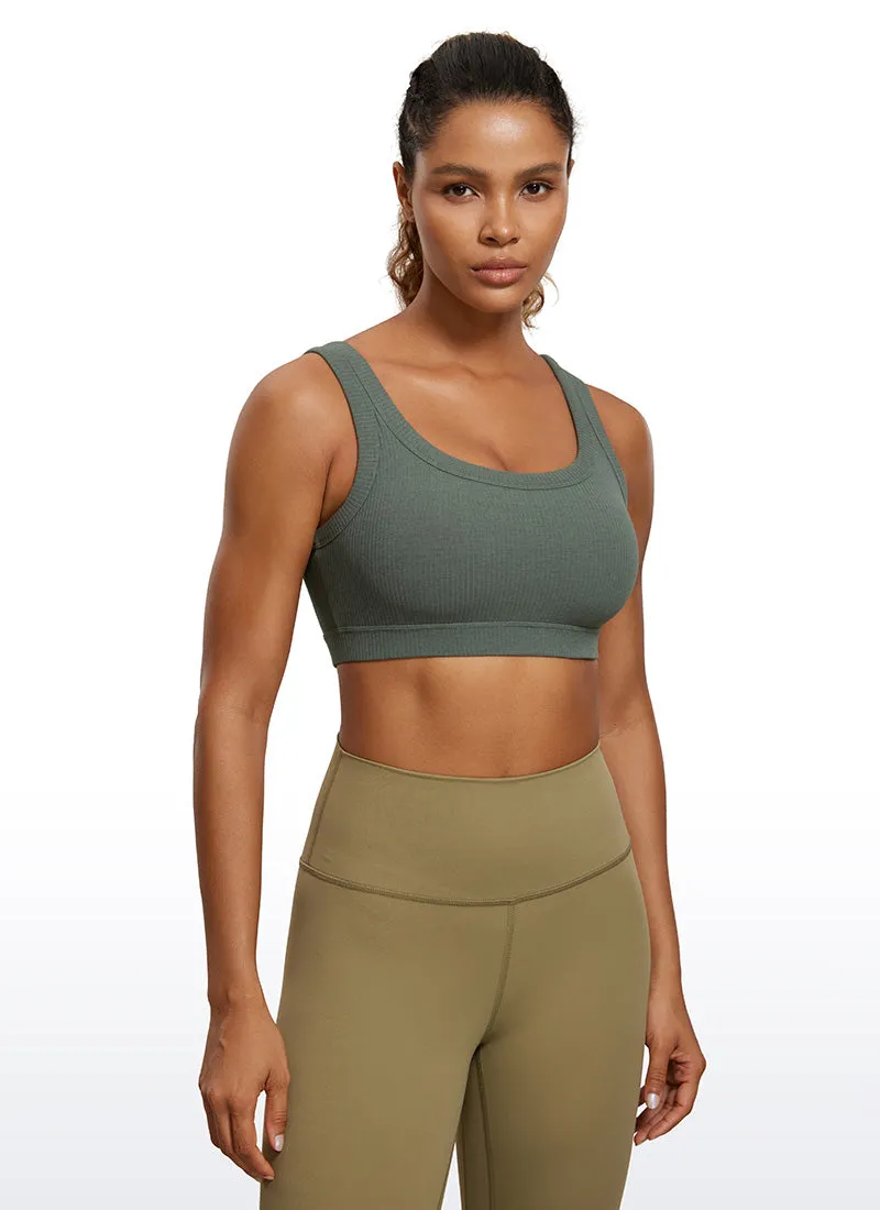 Ribbed U Back Sports Bra sold by CRZ Yoga product image thumbnail 5