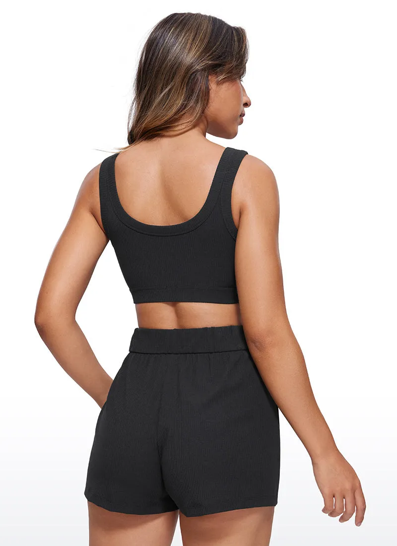 Ribbed U Back Sports Bra sold by CRZ Yoga product image thumbnail 2