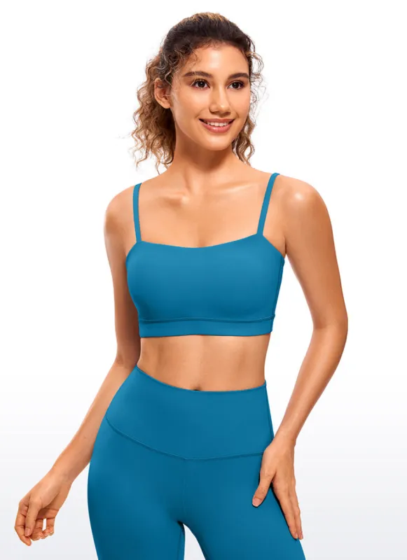 Butterluxe Adjustable Spaghetti Thin Strap Sports Bra sold by CRZ Yoga