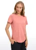 Pima Cotton Round Neck Short Sleeve sold by CRZ Yoga