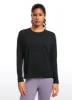 Pima Cotton Long Sleeves Crew Neck sold by CRZ Yoga