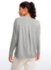 Pima Cotton Long Sleeves Crew Neck sold by CRZ Yoga