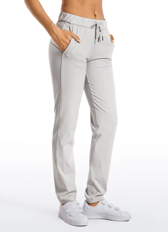 Stretch Drawstring Long Pants with Pockets 31'' sold by CRZ Yoga