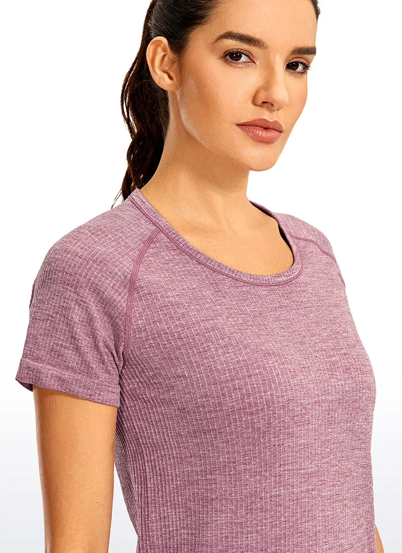 Seamless Raglan Short Sleeves sold by CRZ Yoga product image thumbnail 4