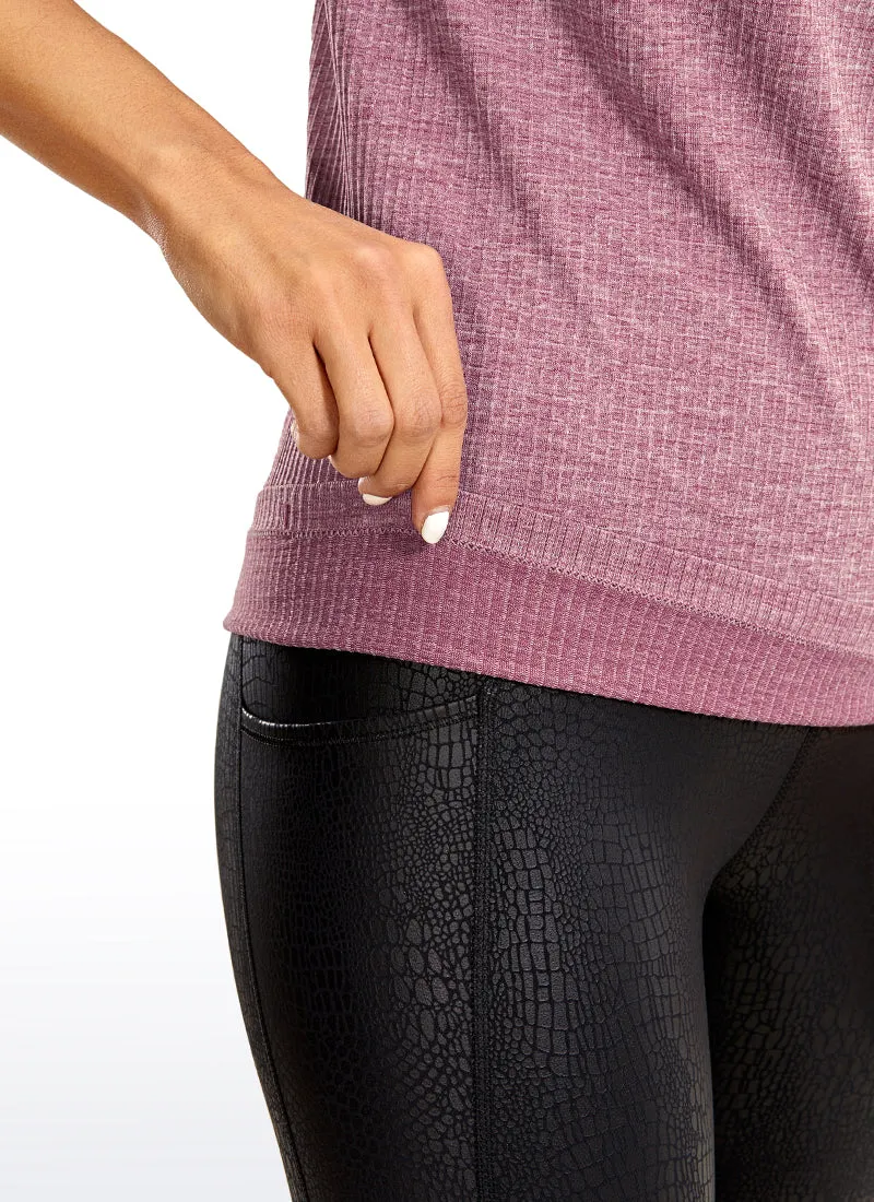 Seamless Raglan Short Sleeves sold by CRZ Yoga product image thumbnail 5