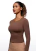Butterluxe Cropped Front Seam Long Sleeve sold by CRZ Yoga