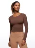 Butterluxe Cropped Front Seam Long Sleeve sold by CRZ Yoga