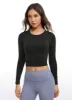 Butterluxe Cropped Front Seam Long Sleeve sold by CRZ Yoga