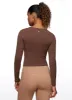 Butterluxe Cropped Front Seam Long Sleeve sold by CRZ Yoga