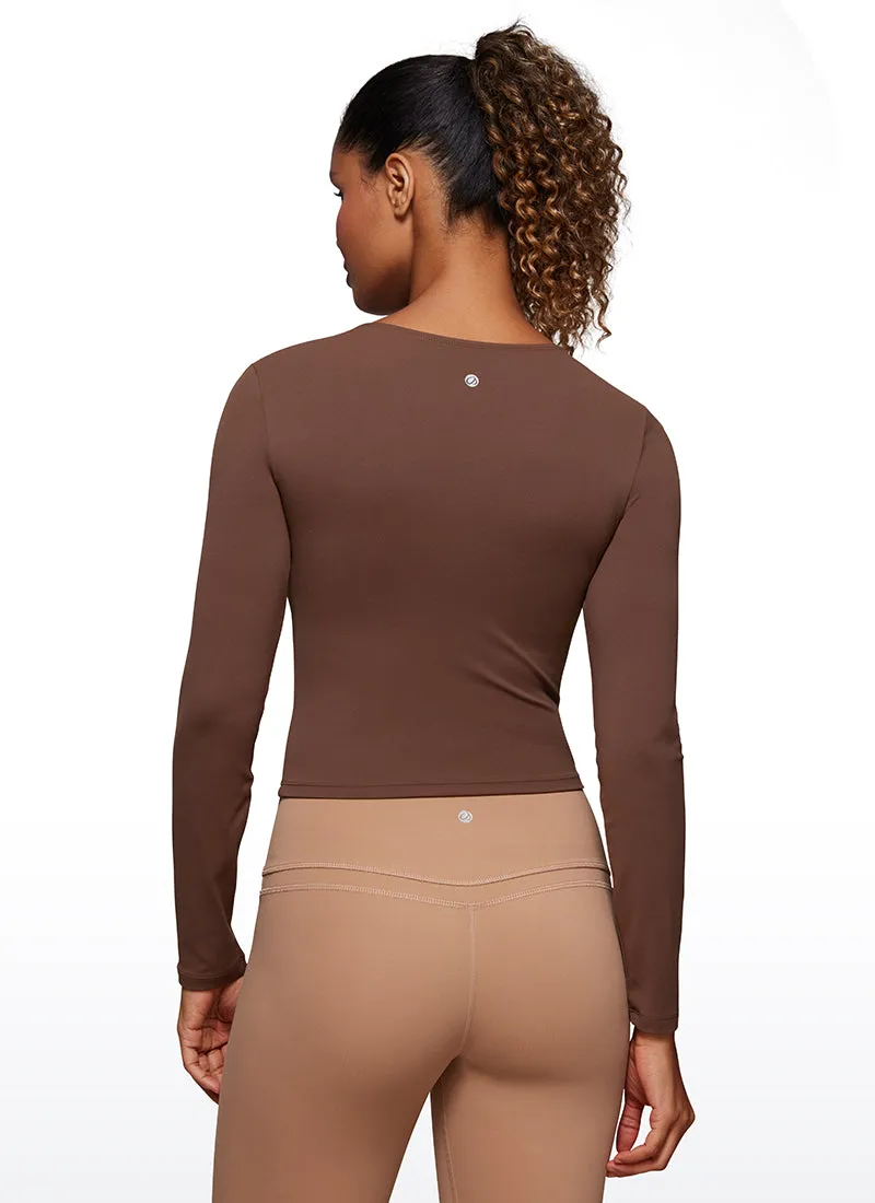 Butterluxe Front Seam Cropped Long Sleeve sold by CRZ Yoga product image thumbnail 2