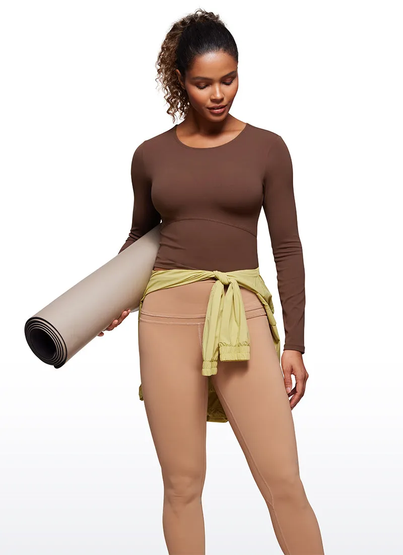 Butterluxe Front Seam Cropped Long Sleeve sold by CRZ Yoga product image thumbnail 3
