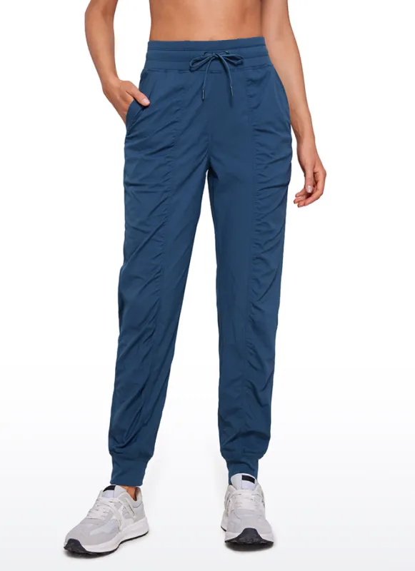 Striped Ruched Pocket Jogger 28'' sold by CRZ Yoga