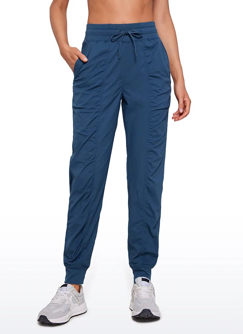 Striped Ruched Pocket Jogger 28'' sold by CRZ Yoga