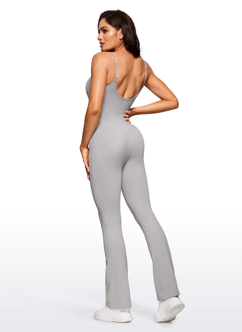 Butterluxe Flare Jumpsuits Build-in Bra Bodysuits 30'' sold by CRZ Yoga product image thumbnail 2