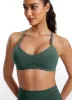 Butterluxe Ruched V Neck Sports Bra sold by CRZ Yoga