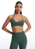 Butterluxe Ruched V Neck Sports Bra sold by CRZ Yoga