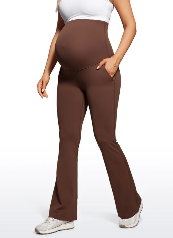 Butterluxe Maternity Flare Pockets Leggings 31" - Super High Waist sold by CRZ Yoga