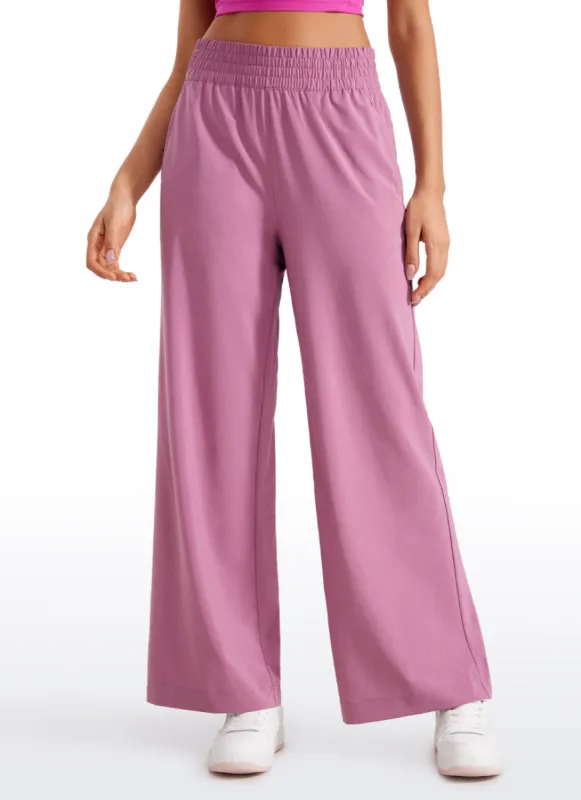 Feathery-Fit Soft High Rise Wide Leg Pants with Pockets 30" sold by CRZ Yoga