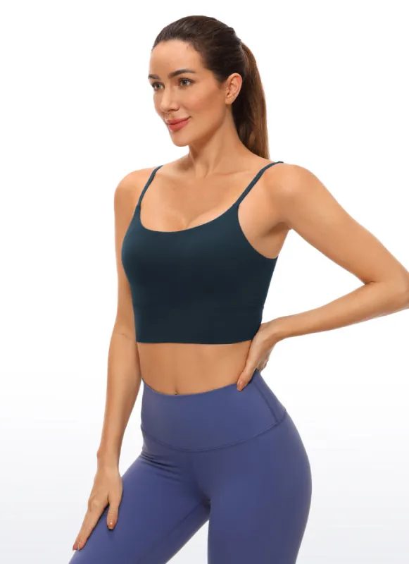 Brushed Nakedfeel Longline Bra Adjustable sold by CRZ Yoga