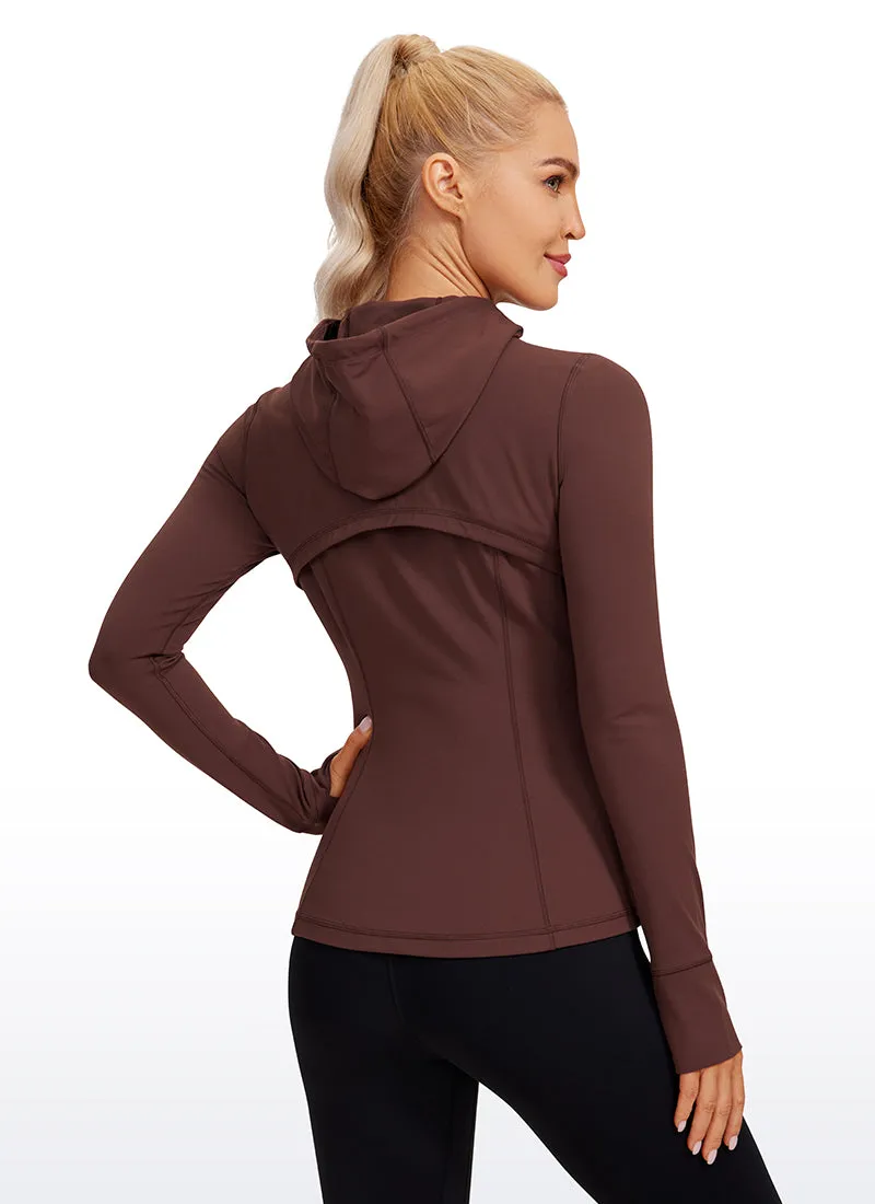 Butterluxe Zip Pocket ThumbHole Hoodie sold by CRZ Yoga product image thumbnail 2
